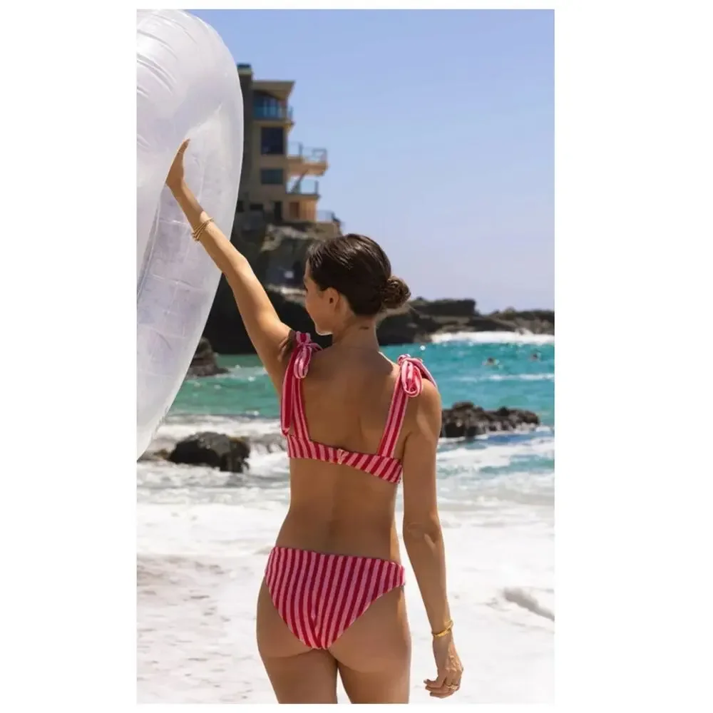 NEW Beach Riot Blair Bikini Top & Vanessa Bikini Bottom Size Large - Picture 8 of 16